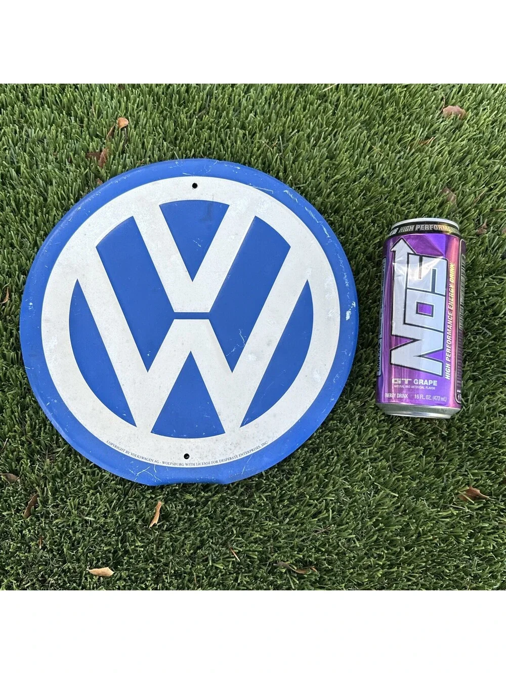 VW Volkswagen Service Station-Style Sign
